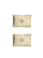 DDecor Beige & Grey Ethnic Motifs 180 TC Cotton 1 King Bedsheet with 2 Pillow Covers - Distacart