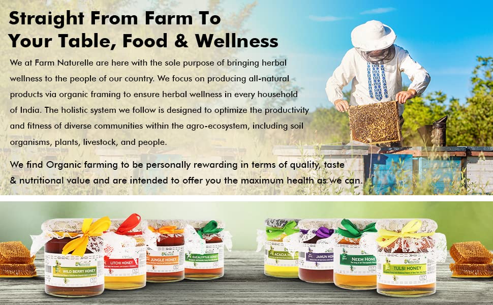 Farm Naturelle Immunity Herbs Infused In Wild Forest Honey