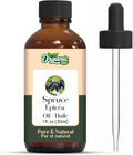 Organic Zing Spruce (Picea) Oil | Pure & Natural Essential Oil for Aroma, Diffusers, Hair Care & Massage