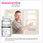 Vokin Biotech Glucosamine 1000mg, MSM 500mg & Chondroitin 500mg Support Joint Pain & Joint Strength (Glucosamine)