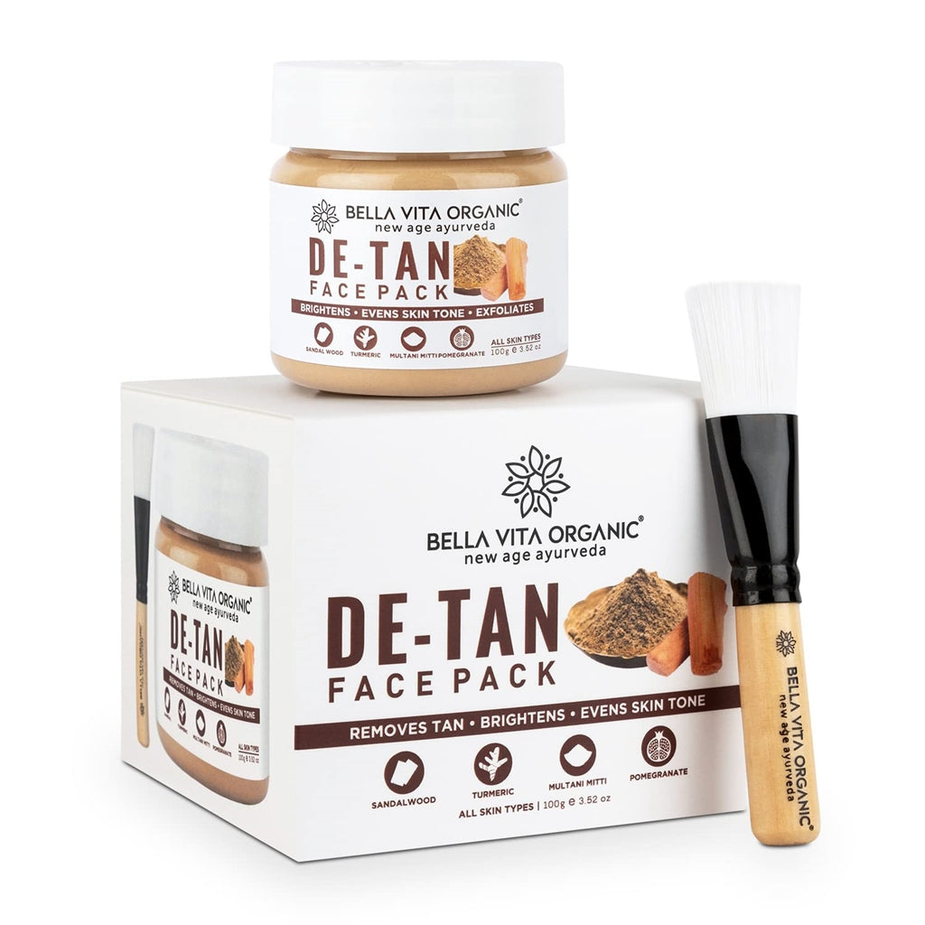 Bella Vita Organic INSTABRIGHT Face Pack for DeTan