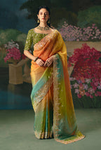 Monjolika Fashion Fancy Fabric Embroidered Saree in Multicolor - Distacart