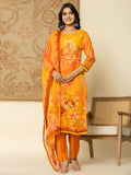 Yufta Pure Oragnza Kurta Set With Pant And Organza Dupatta Comes With Cotton Lining And Intricate Handwork - Distacart