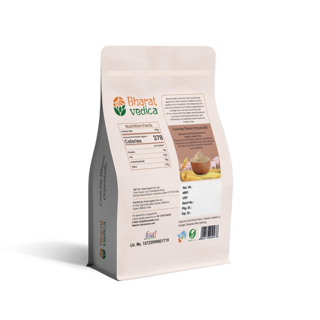 Bharat Vedica Organic Pearl Millet Flour - Organic Bajra ka Atta - Distacart