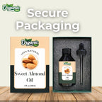 Organic Zing Sweet Almond (Prunus Amygdalus) Oil | Pure & Natural Essential Oil for Skincare, Hair Care, Massage