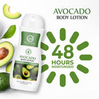 Nuerma Science Avocado Moisturizing Body Lotion for Dry & Sensitive Skin with 24 hr Nourishment