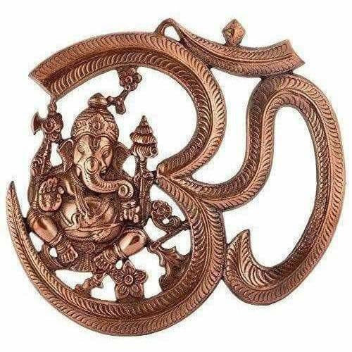 Lord Ganesha Metal Wall Hanging