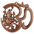 Lord Ganesha Metal Wall Hanging