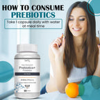 Vokin Biotech Prebiotics + Probiotics 20 Billion Cfu Supplement with Delayed-Release Capsules for Temperature Stable, Digestion and Immune Health