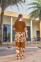 Pramukh Fab Mustard Color Cotton Co-ord Set - Distacart