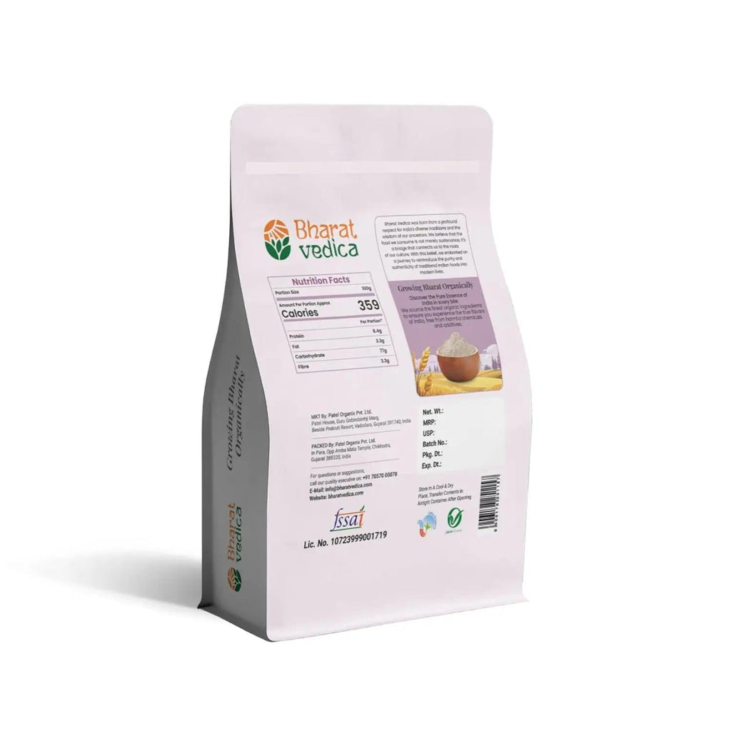 Bharat Vedica Organic Sorghum Flour - Organic Jowar ka Atta - Distacart