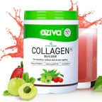 OZiva Vegan Collagen Builder with Biotin & Vitamin C For Brighter & Youthful Skin | Collagen Supplement For Women & Men | Plant Based Collagen Powder - Distacart