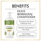 Nuerma Science Keratin Repair Olive Bhringraj Hair Conditioner for Dehydrated & Strengthen Hair