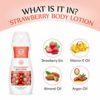 Nuerma Science Strawberry Body Lotion for Deep Skin Hydration & Moisturization