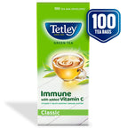 Tetley Green Tea Regular (100 Tea Bags)