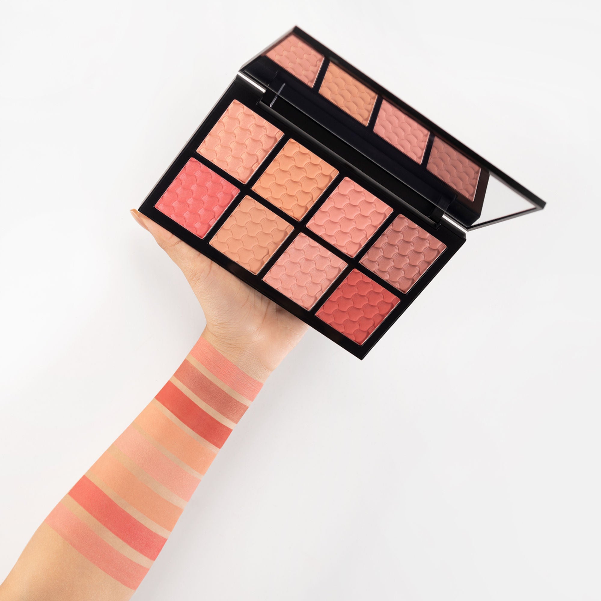 PAC Studio Spotlight Blusher Palette X8 - All in One MUA Palette, High Payoff, Shades for Every Skin Tone