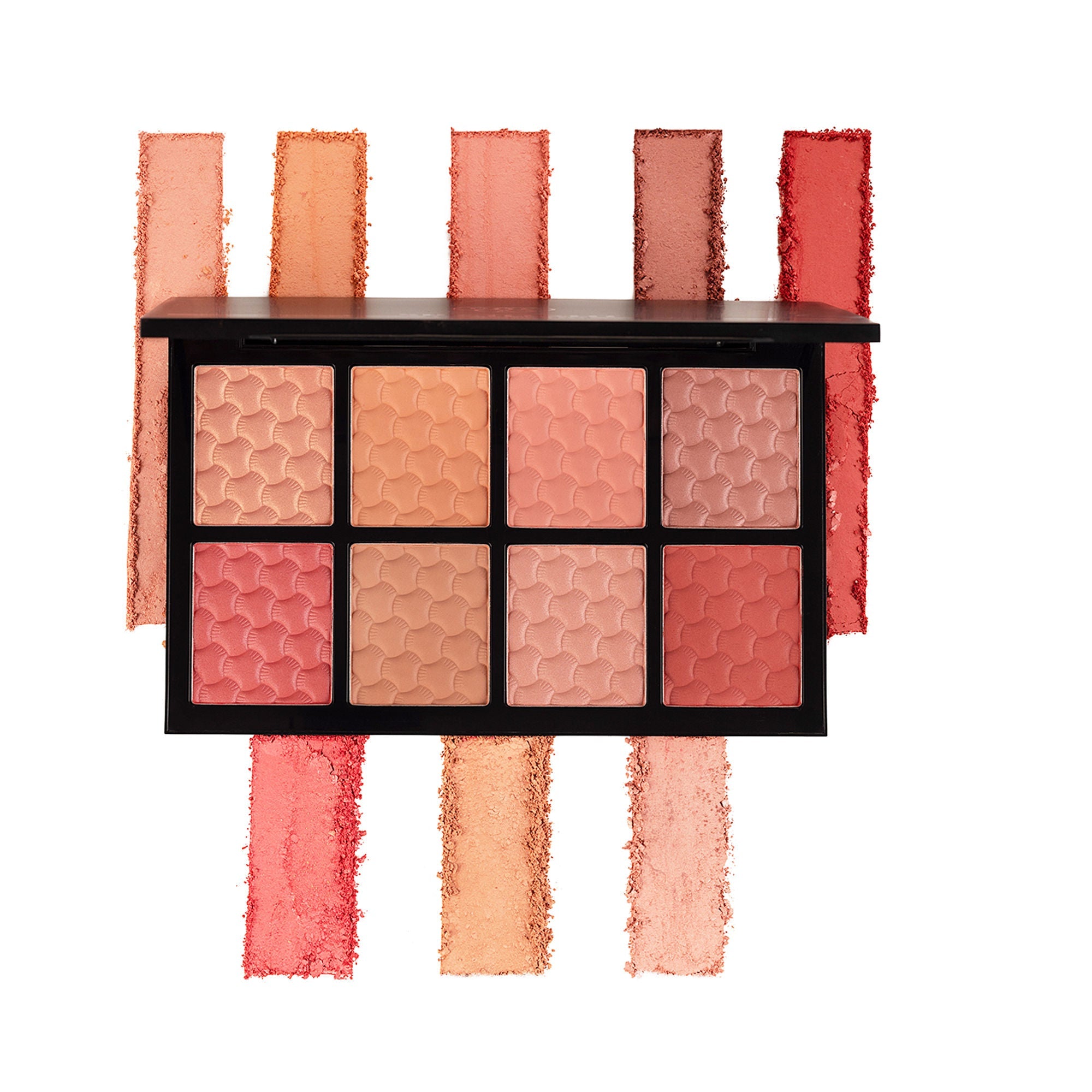 PAC Studio Spotlight Blusher Palette X8 - All in One MUA Palette, High Payoff, Shades for Every Skin Tone