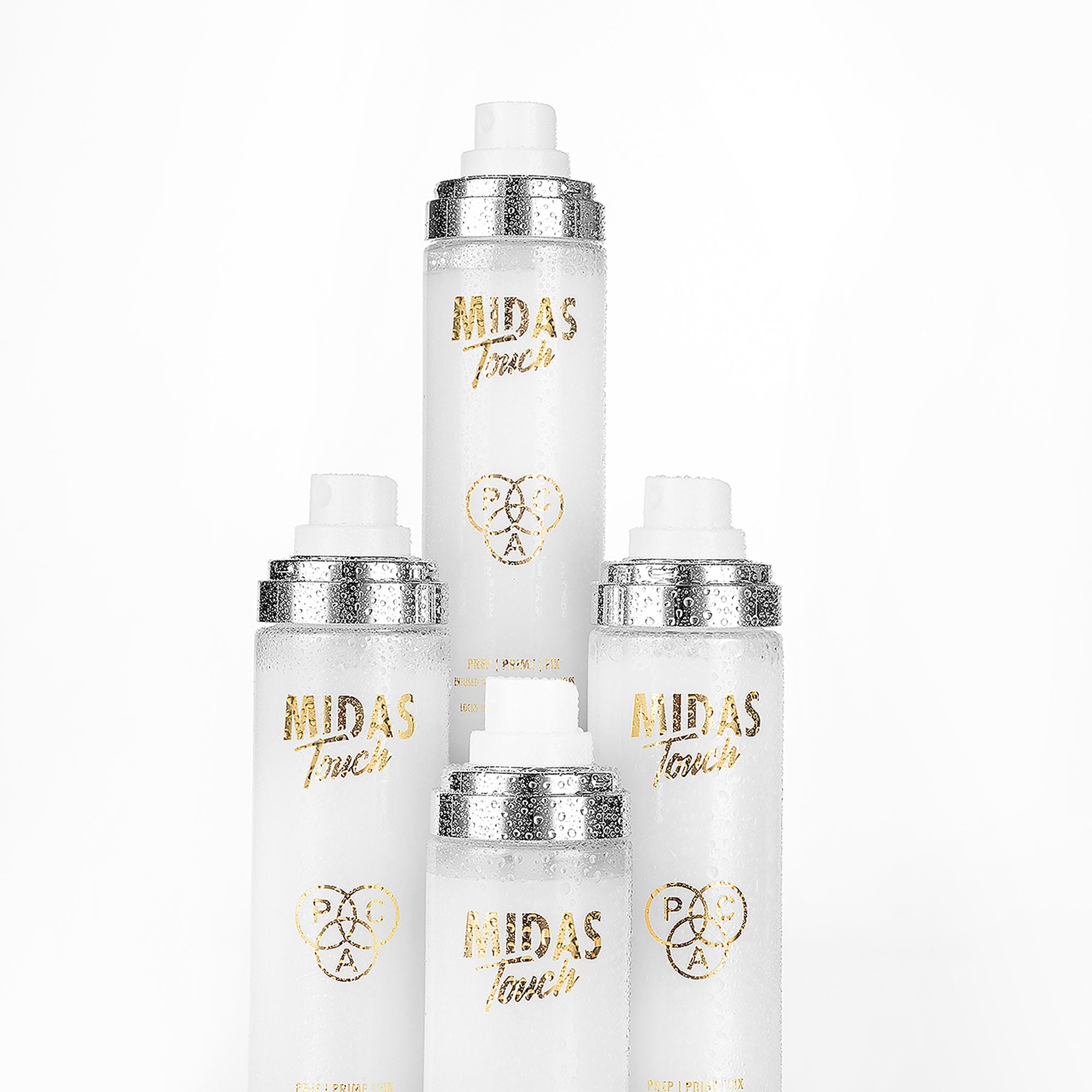 PAC Studio Midas Touch Makeup Fixer - Glow Setting Spray, Non - Sticky, Infused With Pearlescent Particles