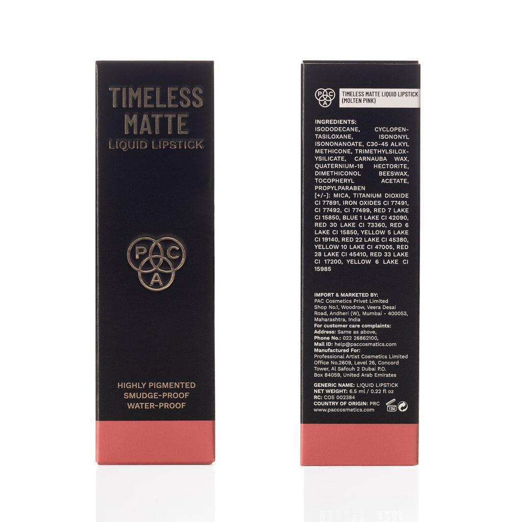 PAC Studio Timeless Matte Liquid Lipstick - Molten Pink