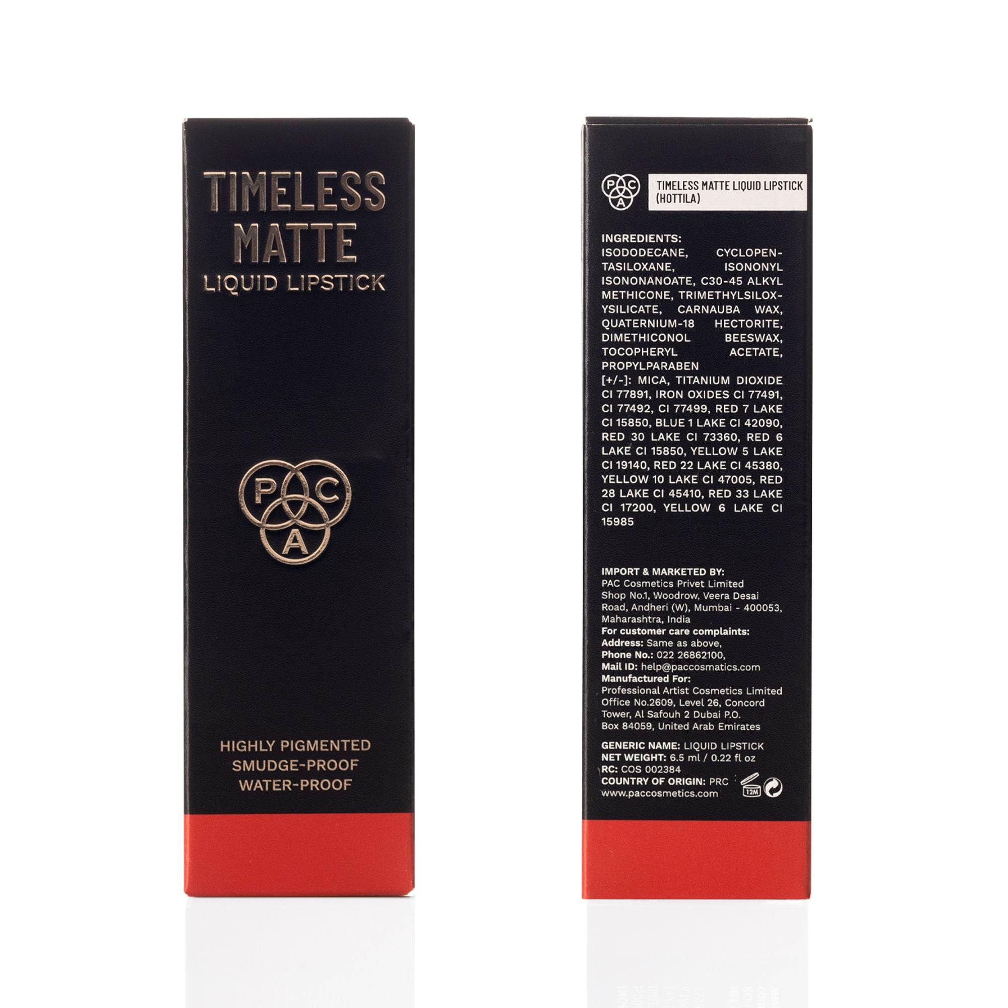 PAC Studio Timeless Matte Liquid Lipstick - Hottila