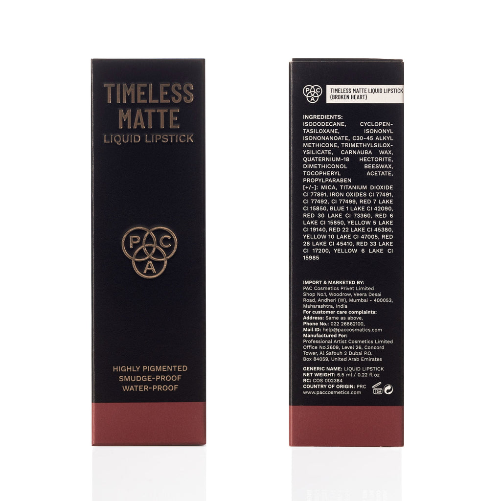 PAC Studio Timeless Matte Liquid Lipstick - Broken Heart