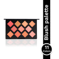 PAC Studio Take Cover Blusher X11 - Micro Fine Pigments, Blends Effortlessly, 8 Matte & 3 Shimmer Shades