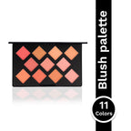PAC Studio Take Cover Blusher X11 - Micro Fine Pigments, Blends Effortlessly, 8 Matte & 3 Shimmer Shades