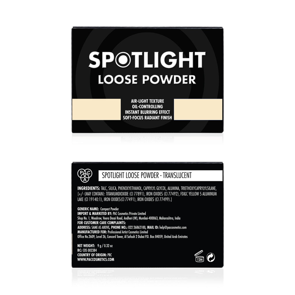 PAC Studio Spotlight Loose Powder - Transculent