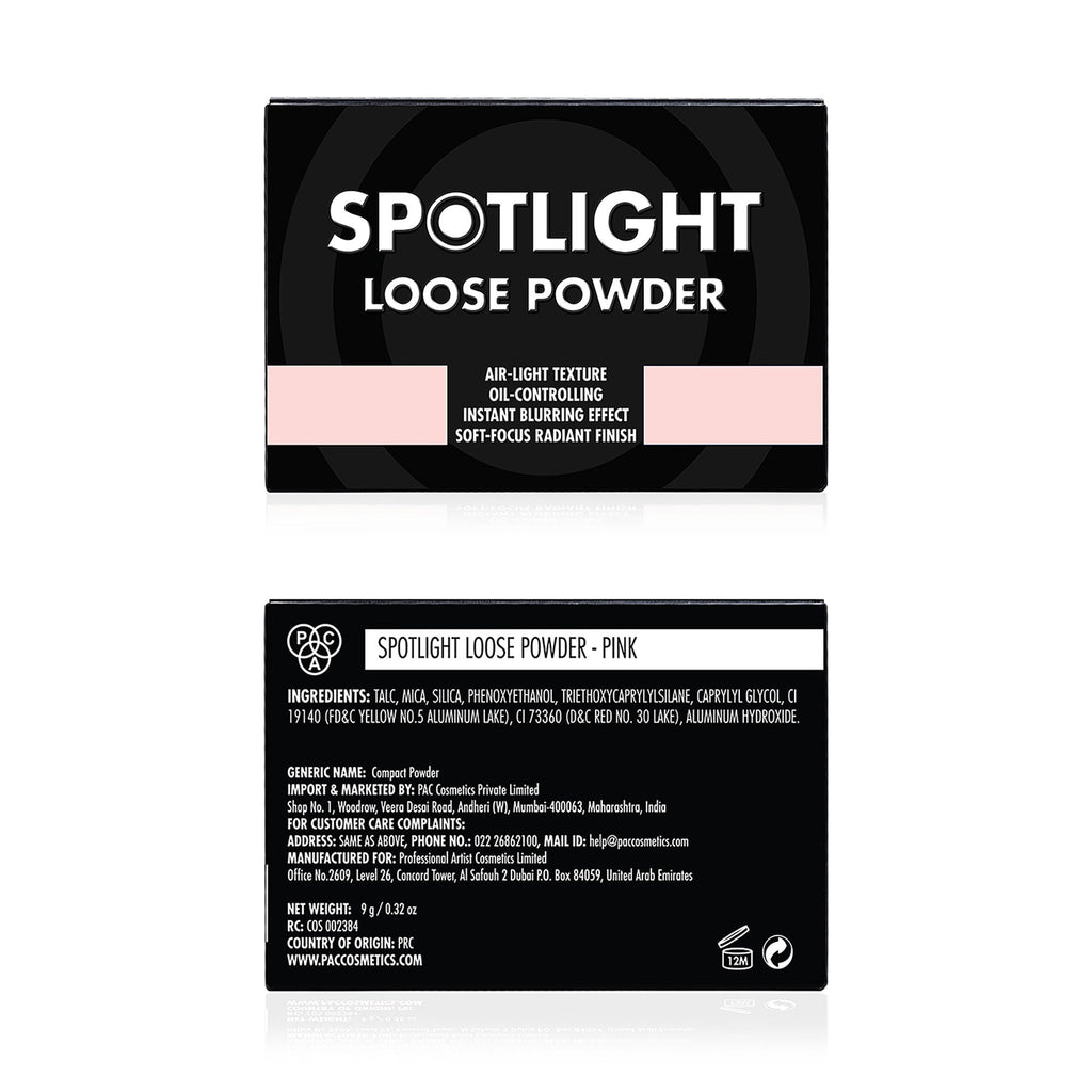 PAC Studio Spotlight Loose Powder - Pink