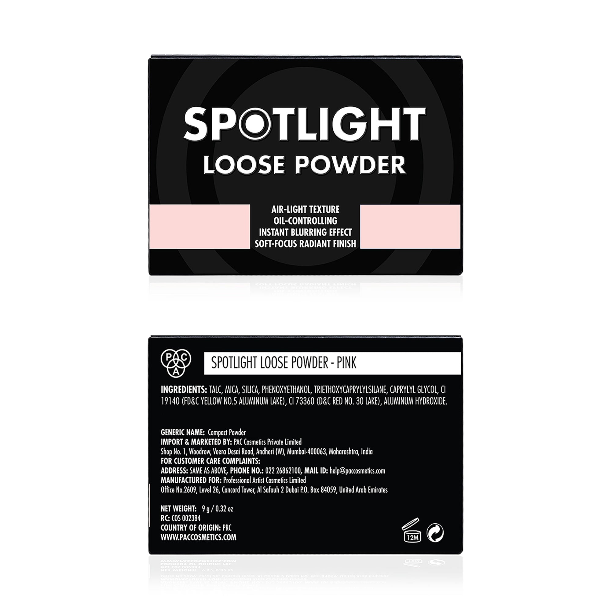 PAC Studio Spotlight Loose Powder - Pink