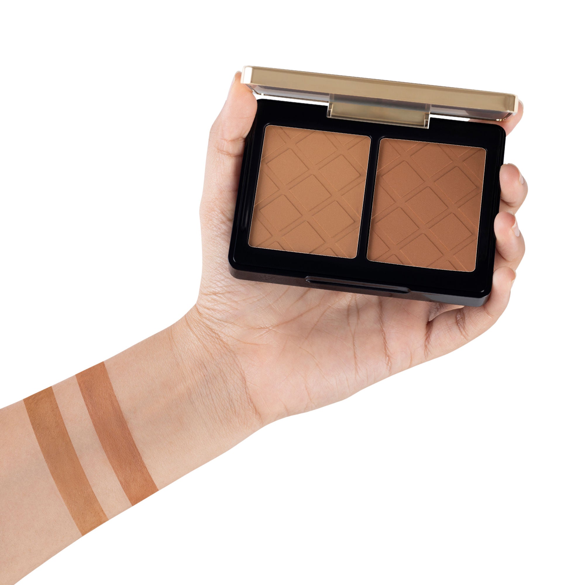 PAC Studio Spotlight Bronzer X2 - Lightweight Matte Powder Bronzer, Long-Lasting Buildable Formula