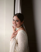 Yash Enterprise Salwar Soul Women'S White Net With Heavy Embroidery Sequin Salwar Suit - Distacart