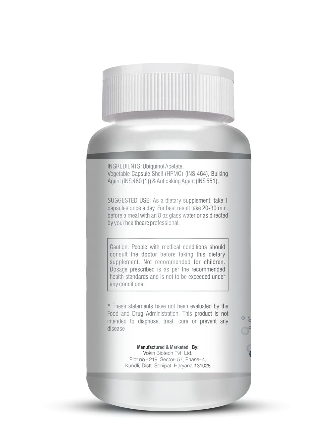 Vokin Biotech Ubiquinol - Acetate – Support Heart Health