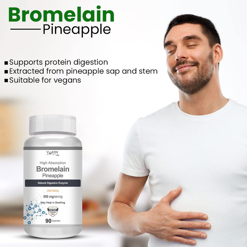 Vokin Biotech Bromelain Pineapple Capsules