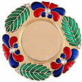 Golden - Haldi Kumkum Holder Tilak Thali Golden