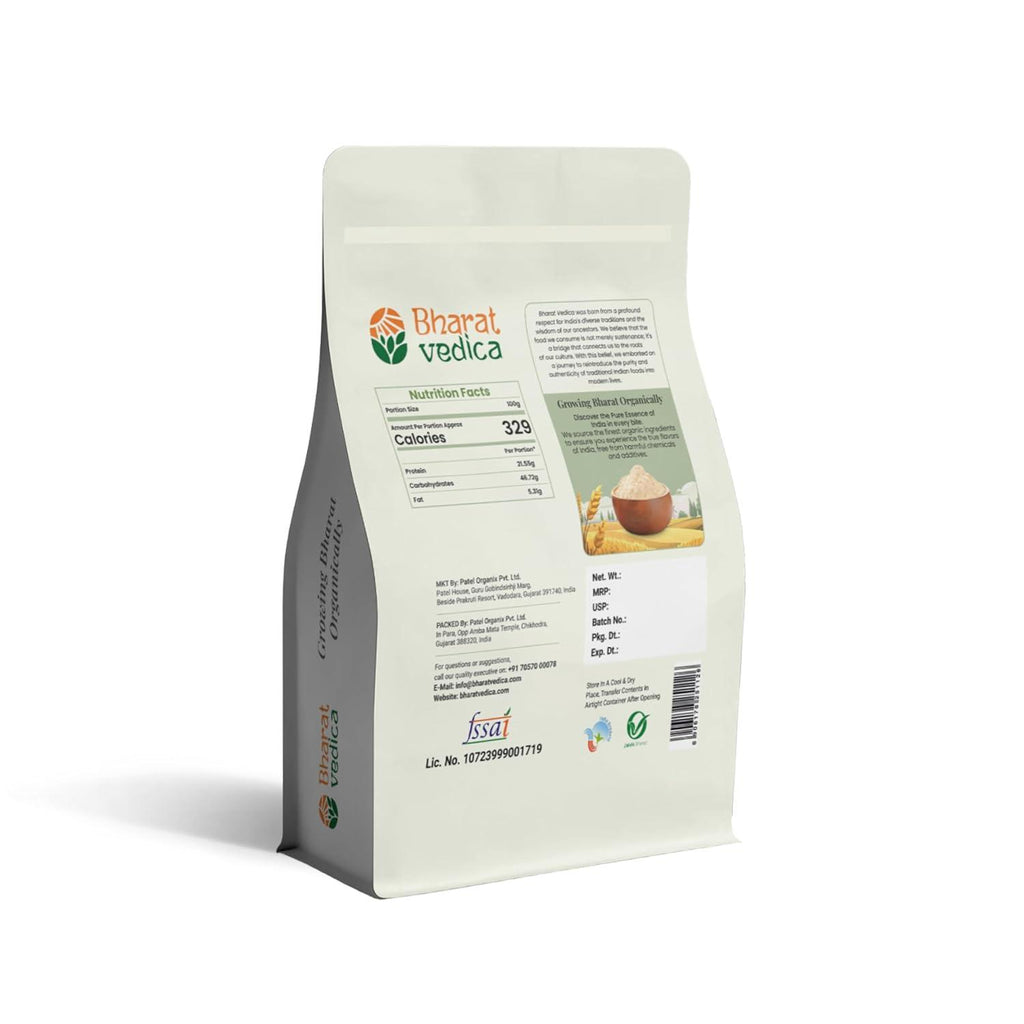 Bharat Vedica Organic Besan Flour - Organic Besan ka Atta - Distacart