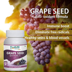 Vokin Biotech Grapes Seed Extract Support Immune System and Antioxidant Supplement 95% Polyphenols