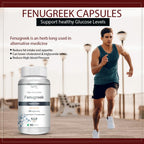 Vokin Biotech Fenugreek Seed Extract Supplement 500mg, Silymarin Extract 300mg Support Healthy Glucose Levels