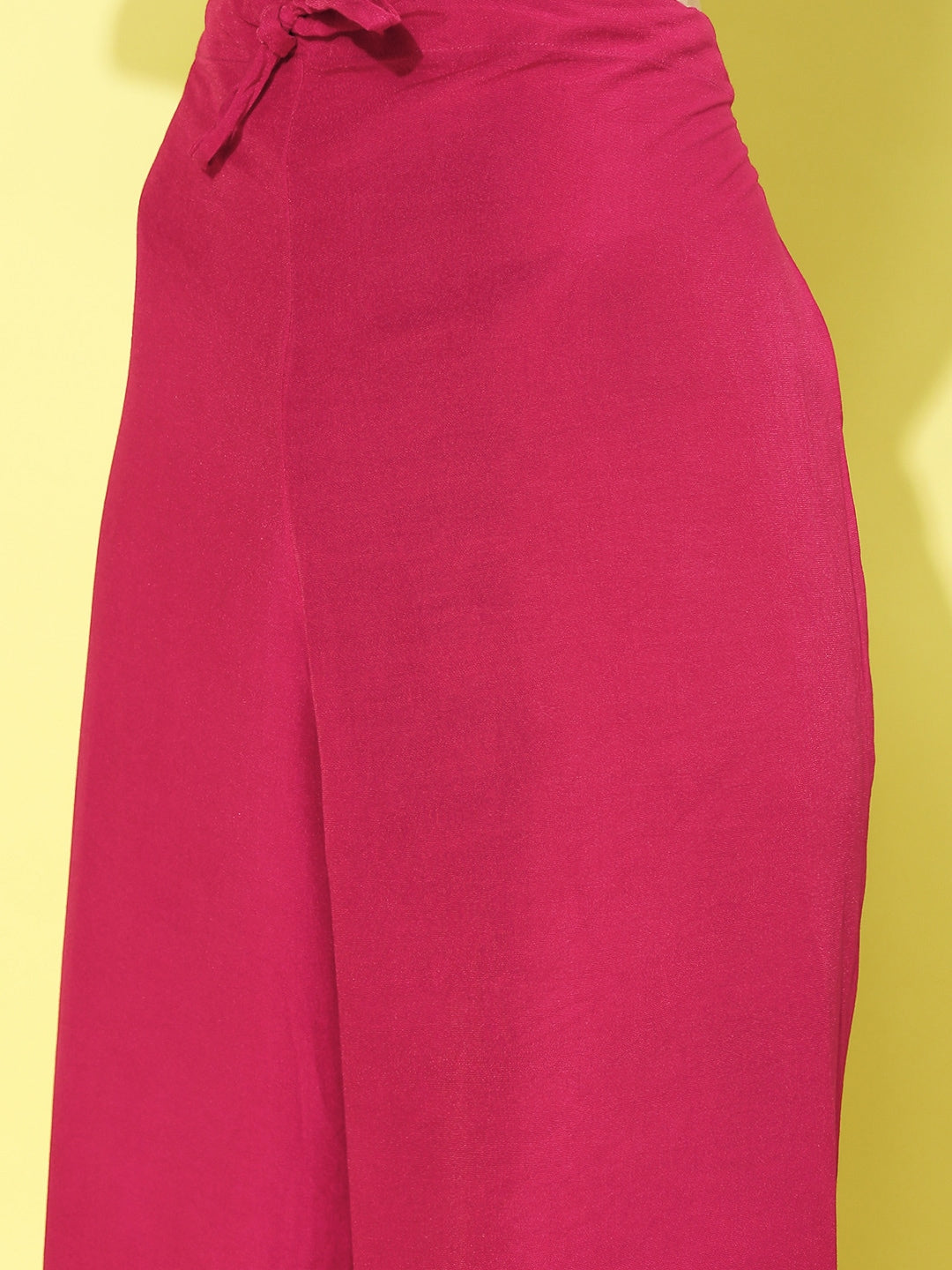 Sangria Floral Yoke Design Jacquard Kurta with Palazzos & With Dupatta