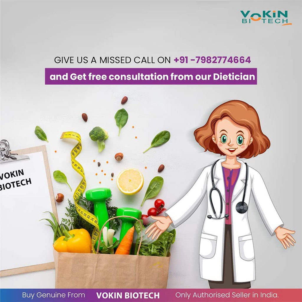 Vokin Biotech L-Tyrosine 500mg- Support Cognitive Health May Reduce Effect Of Stress & fatigue-