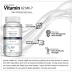 Vokin Biotech Vitamin K2 MK-7- Support Bone & Heart Health - 55mc Capsules
