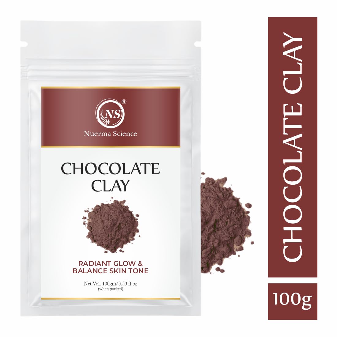 Nuerma Science Chocolate Clay | Radiant Glow & Balance Skin Tone