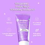 Perfora Fluoride+ Purple Magic Whitening Toothpaste