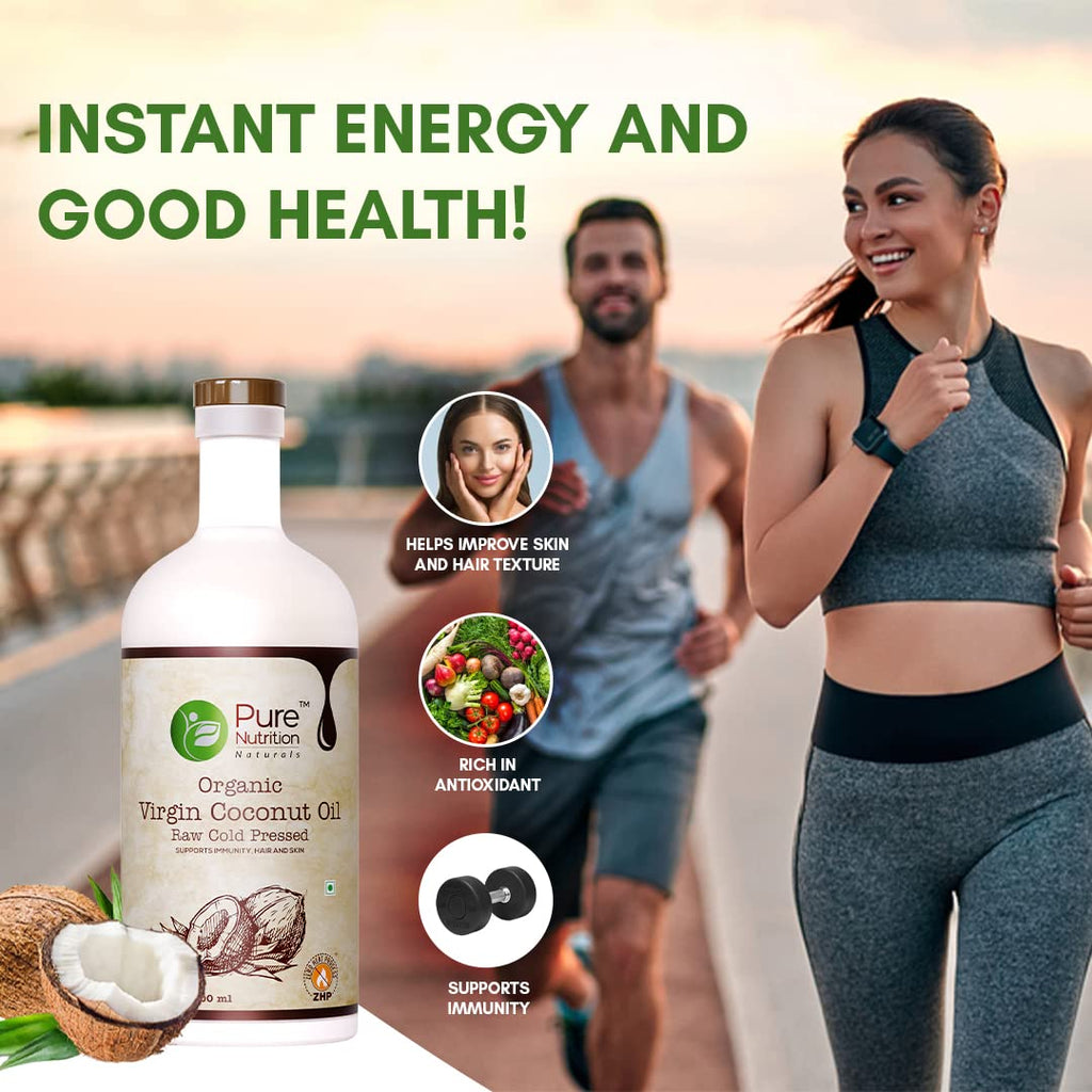 Pure Nutrition Cold Pressed Raw Virgin Coconut Oil - Distacart