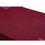 Cotton Dining Table Cover 6 Seater - Maroon