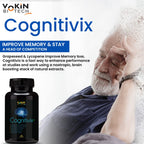 Vokin Biotech Cognitivix -Unique Brain activation Ginkgo Biloba With Ginseng extract Veg capsule