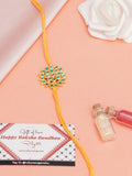 Designer kundan Rakhi - Ruby Raang - Distacart