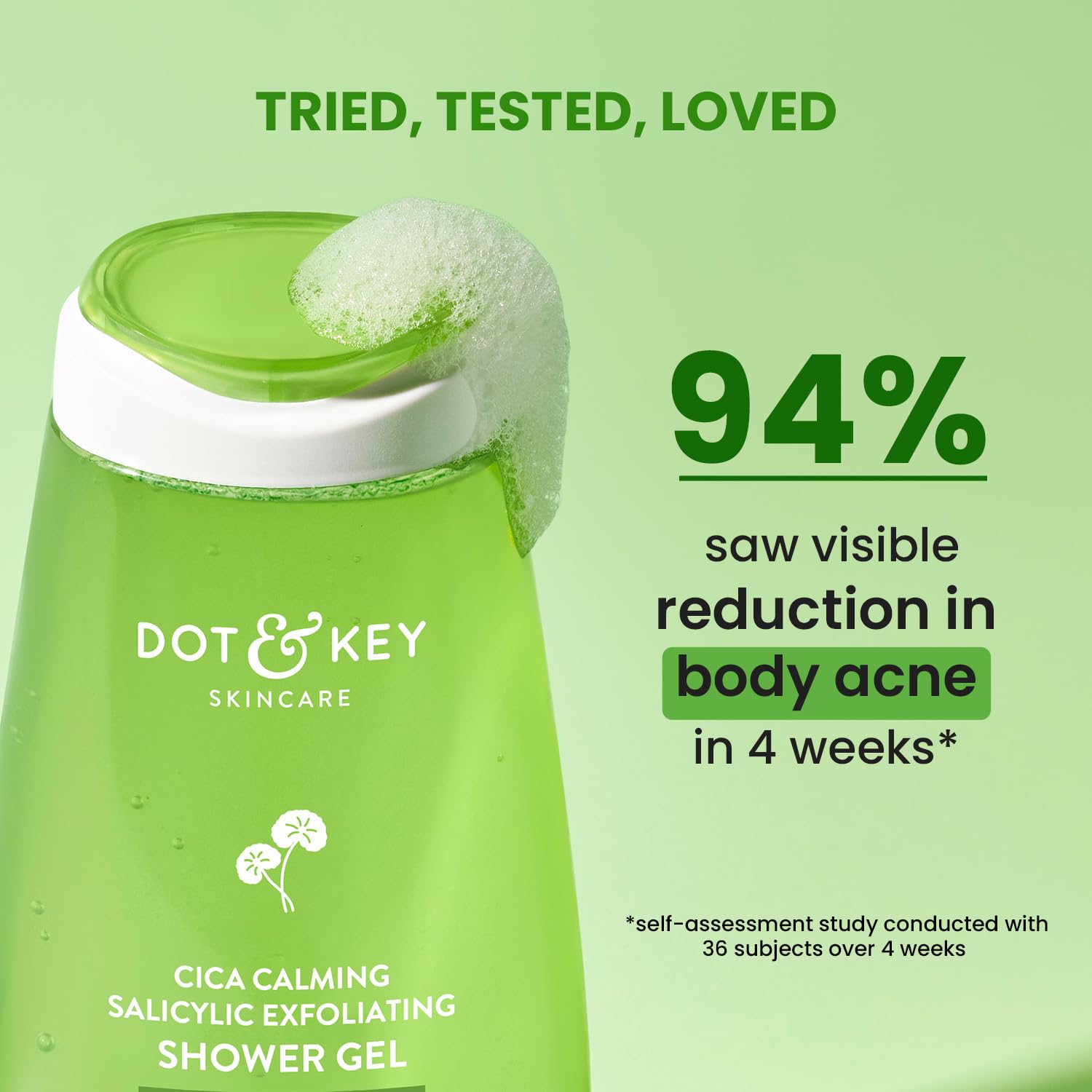 Dot & Key Cica & Salicylic Daily Exfoliating Shower Gel