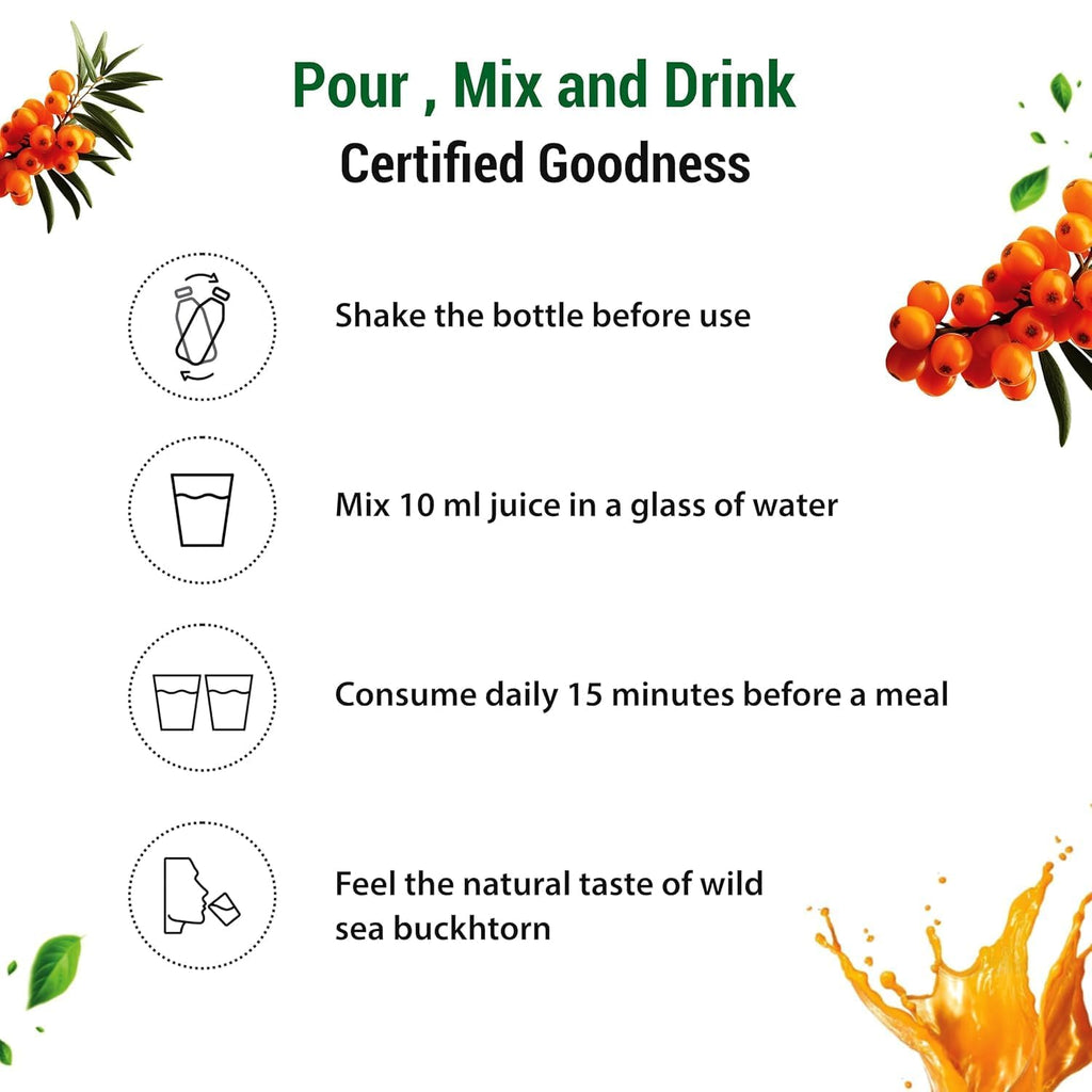 Biosash Sea Buckthorn Pulp Juice