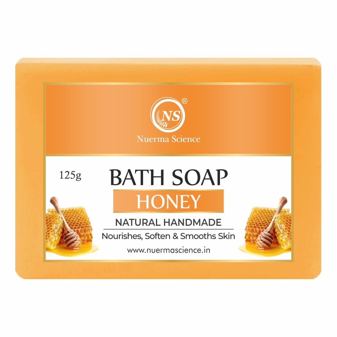 Nuerma Science Honey Bath Soap | Nourishes, Soften & Smoothes Skin - Distacart